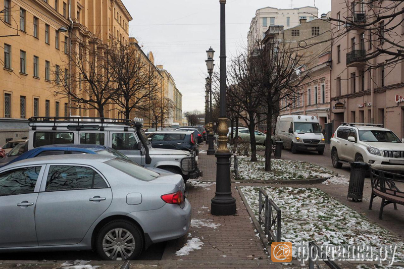 Бульвар на Захарьевской улице